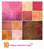 پترن های کثیف رمانتیکVintage Valentine Paper