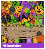 کلیپ آرت تزیینی هالووینFM Spooky Day