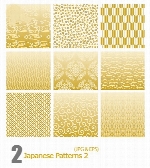 مجموعه پترن های طرح دار ژاپنی شماره دوJapanese Patterns 02