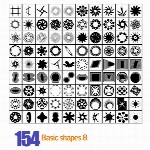 اشکال متنوع شماره هشت 154Basic Shapes 08