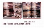اکشن تبدیل عکس ها به یک مجموعهBig Picture 3D Collage Effect