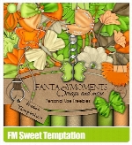 کلیپ آرت تزیئنی،گل، بافت، فرمFM Sweet Temptation