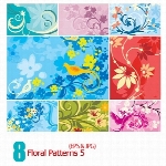 پترن های گل دارFloral Patterns 05