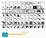 اشکال تزیینی و زیبا شماره پنج 80Brushed Shapes 05
