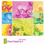 پترن های گل دارFloral Patterns 04