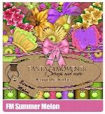 کلیپ آرت تزیئنی، تابستان، بافتFM Summer Melon