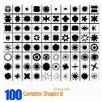 اشکال متنوع شماره هشت 100Complex Shapes 08