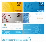 مجموعه کارت ویزیت تجاری شماره یازدهStock Vector Business Cards 11