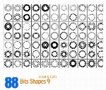 اشکال متنوع جذاب و جدید شماره نه 88Bits Shapes 09