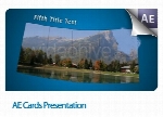 فایل آماده افتر افکت نمایش عکسAE Cards Presentation