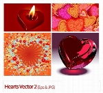 وکتور قلب، رمانتیکHearts Vector 02