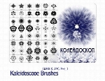 براش تزیینی، گل، ستارهKaleidoscope Brushes