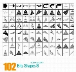 اشکال متنوع جذاب و جدید شماره هشت 102Bits Shapes 08
