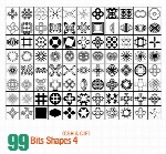 اشکال متنوع جذاب و جدید شماره چهار 99Bits Shapes 04