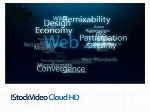 فایل آماده ویدئویی نوشته های ابری شکلIStockVideo Cloud HD
