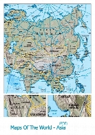 نقشه جغرافیای آسیاAsia