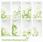 مجموعه کارت ویزیت تجاری شماره دوStock Vector Business Cards 02
