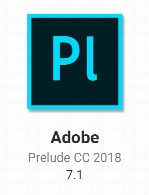 Adobe Prelude CC 2018 v7.1 - x64 April 2018
