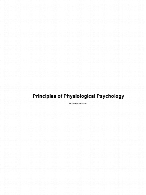 Principles of physiological psychology