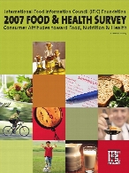 2007 Food & health survey : consumer attitudes toward food, nutrition & health : a trended survey