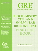 GRE : biochemistry, cell and molecular biology test, practice book