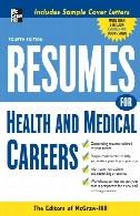Resumes for health and medical careers