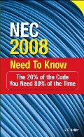 NEC 2008 need to know : the 20% of the code you need 80% of the time