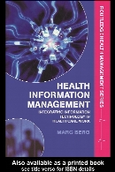 Health Information Management : Integrating Information and Communication Technology in.