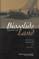 Biosolids applied to land : advancing standards and practices