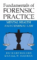 Fundamentals of forensic practice : mental health and criminal law