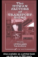 The human factors of transport signs