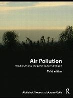 Air pollution : measurement, modelling and mitigation