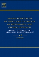 Immunotoxicology of drugs and chemicals. : Volume 1, Principles and methods of immunotoxicology an experimental and clinical approach