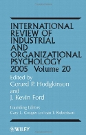 International review of industrial and organizational psychology. Vol. 20