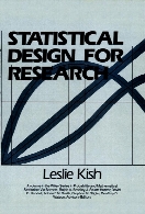 Statistical design for research