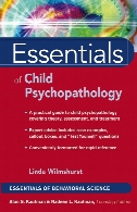 Essentials of child psychopathology