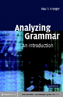 Analyzing grammar : an introduction