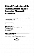 Clinical examination of the musculoskeletal system : assessing rheumatic conditions