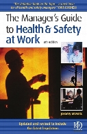 A manager's guide to health and safety at work, 8th edition