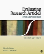 Evaluating research articles from start to finish,2nd ed.