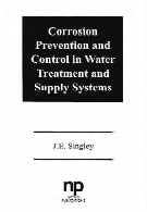 Corrosion prevention and control in water treatment and supply systems