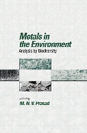 Metals in the environment : analysis by biodiversity