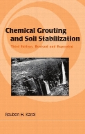 Chemical grouting and soil stabilization 3rd ed