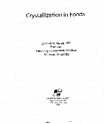 Crystallization in foods