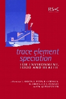 Trace element speciation for environment, food, and health