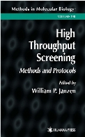 High throughput screening : methods and protocols