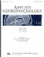Applied neuropsychology. [Vol. 8. No. 1]