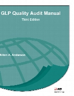 GLP quality audit manual, 3rd ed