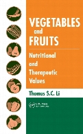 Vegetables and fruits : nutritional and therapeutic values