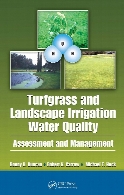 Turfgrass and landscape irrigation water quality : assessment and management